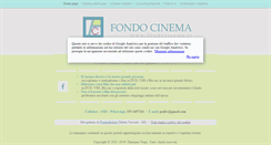 Desktop Screenshot of fondocinema.it